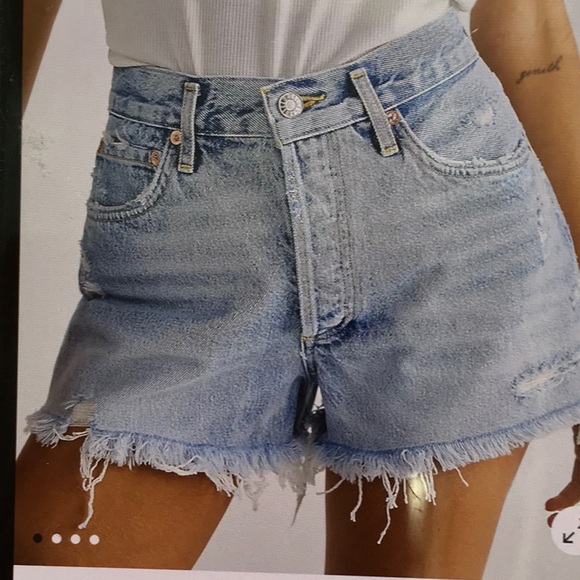 AGOLDE Pants - AGOLDE Parker Cut-Off Shorts